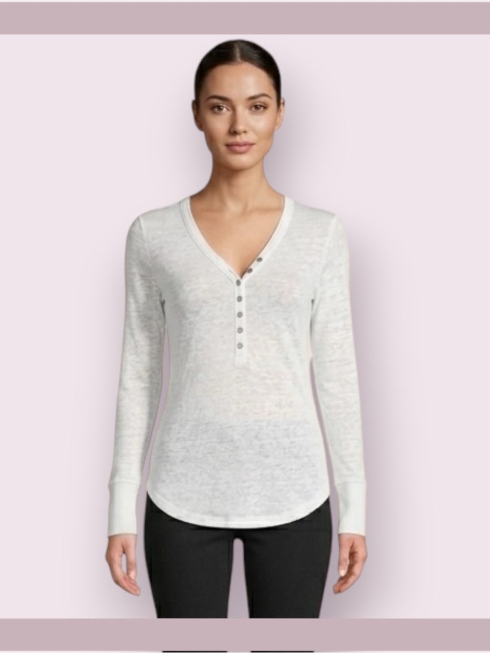 Abercrombie & Fitch Soft & Cozy Long Sleeve Henley